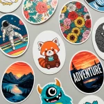 Custom Oval Stickers